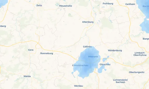 Regenradar Vorschaubild - Aktuelle Niederschläge in Schmölln und Umgebung