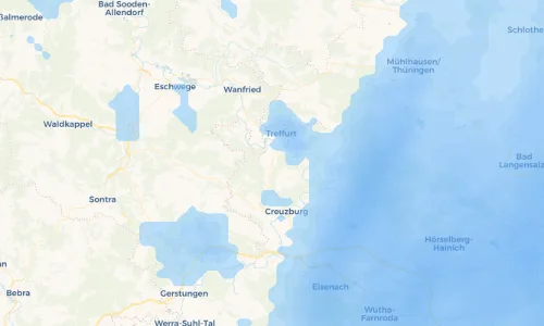 Regenradar Vorschaubild - Aktuelle Niederschläge in Schnellmannshausen und Umgebung