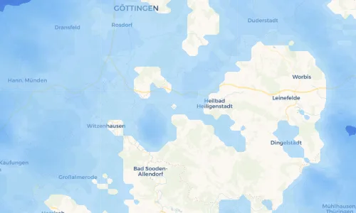 Regenradar Vorschaubild - Aktuelle Niederschläge in Schönau und Umgebung