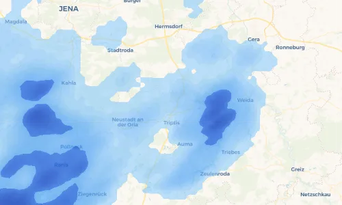 Regenradar Vorschaubild - Aktuelle Niederschläge in Schönborn und Umgebung