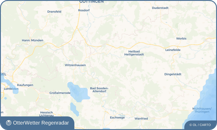 OtterWetter Regenradar-Widget Schönhagen