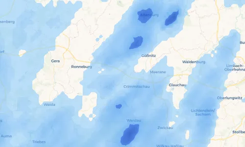 Regenradar Vorschaubild - Aktuelle Niederschläge in Schönhaide und Umgebung