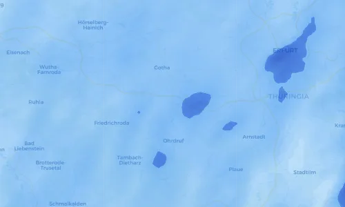 Regenradar Vorschaubild - Aktuelle Niederschläge in Schwabhausen und Umgebung