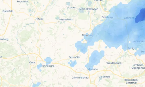 Regenradar Vorschaubild - Aktuelle Niederschläge in Schwanditz und Umgebung