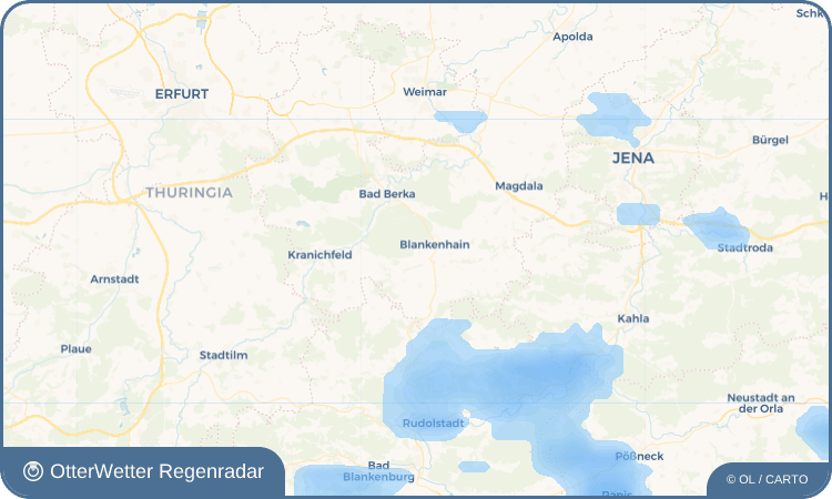 Widget-Vorschau für Schwarza Wetter-Widget-Vorschau mit Vorhersagedaten für Schwarza