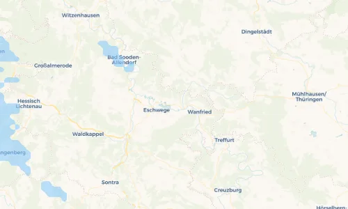 Regenradar Vorschaubild - Aktuelle Niederschläge in Schwebda und Umgebung