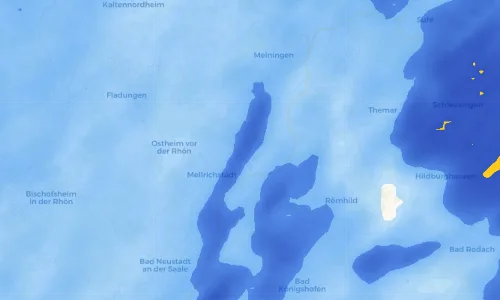 Regenradar Vorschaubild - Aktuelle Niederschläge in Schwickershausen und Umgebung
