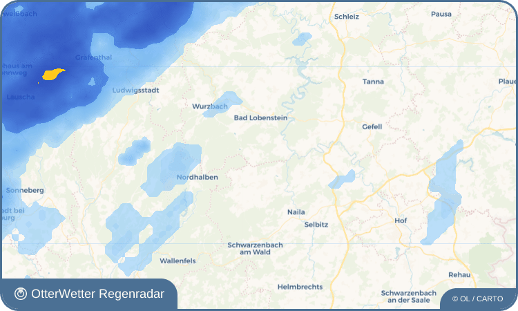 OtterWetter Regenradar-Widget Seibis