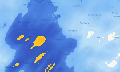 Regenradar Vorschaubild - Aktuelle Niederschläge in Seidewitz und Umgebung