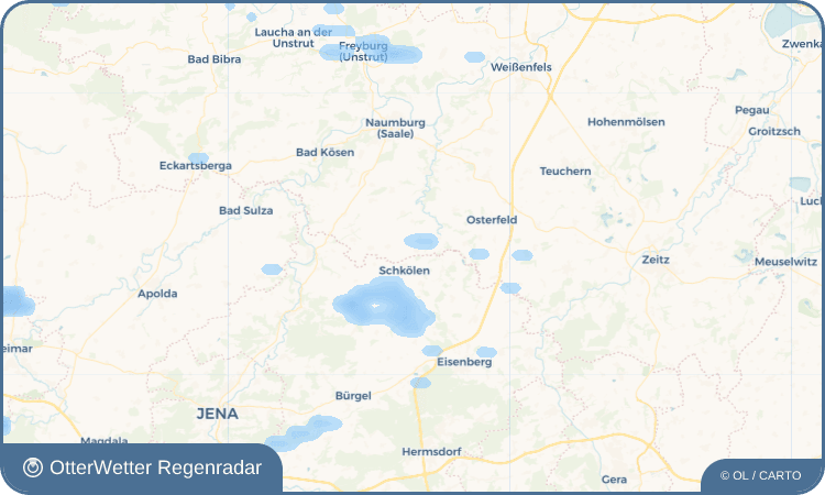 OtterWetter Regenradar-Widget Seidewitz
