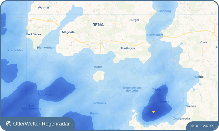 OtterWetter Regenradar-Widget Seitenbrück