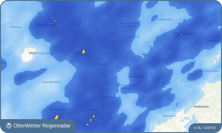 Wetter-Widget-Vorschau mit Vorhersagedaten für Seltendorf
