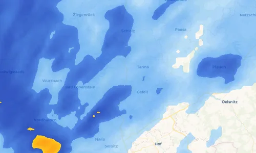 Regenradar Vorschaubild - Aktuelle Niederschläge in Seubtendorf und Umgebung