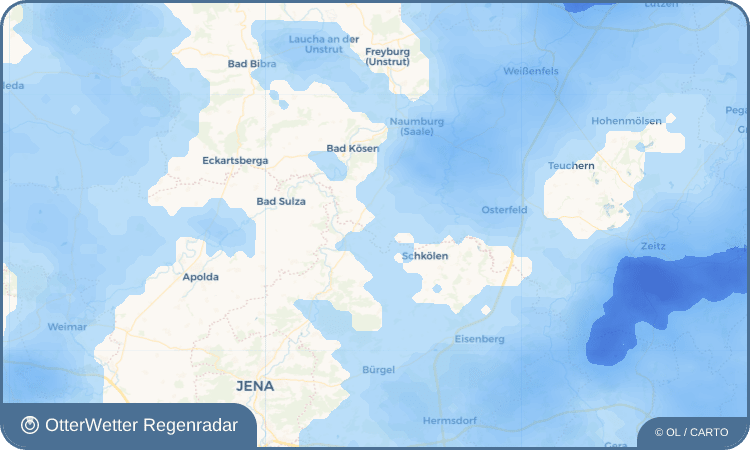 OtterWetter Regenradar-Widget Sieglitz