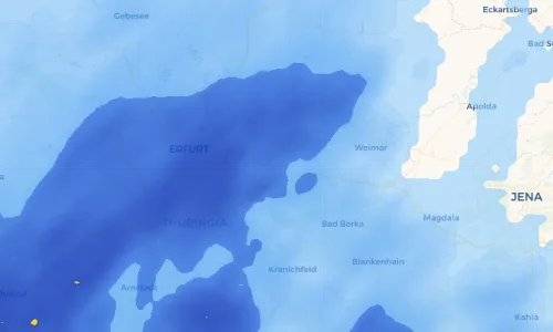 Regenradar Vorschaubild - Aktuelle Niederschläge in Sohnstedt und Umgebung