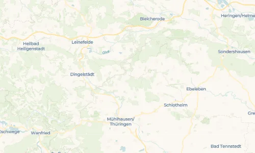 Regenradar Vorschaubild - Aktuelle Niederschläge in Sollstedt und Umgebung