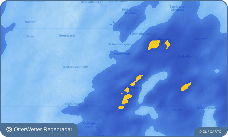 Wetter-Widget-Vorschau mit Vorhersagedaten für Solz