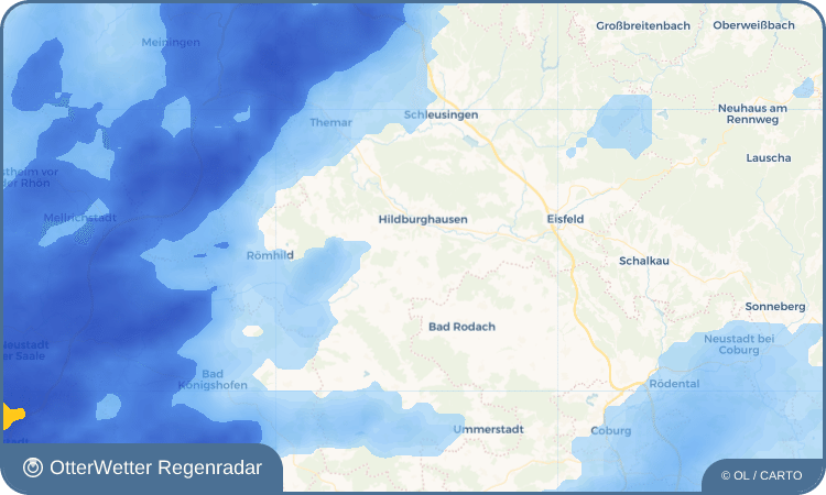 OtterWetter Regenradar-Widget Sophienthal