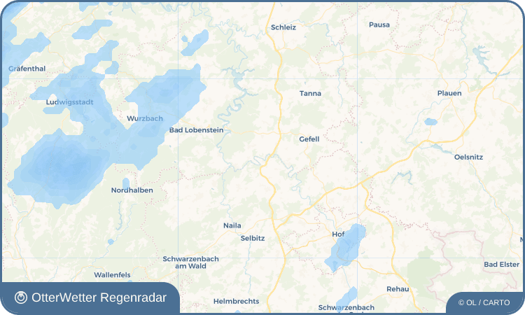 OtterWetter Regenradar-Widget Sparnberg