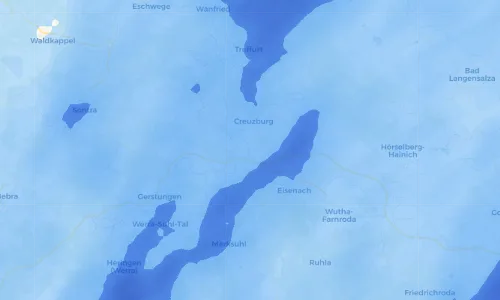 Regenradar Vorschaubild - Aktuelle Niederschläge in Spichra und Umgebung
