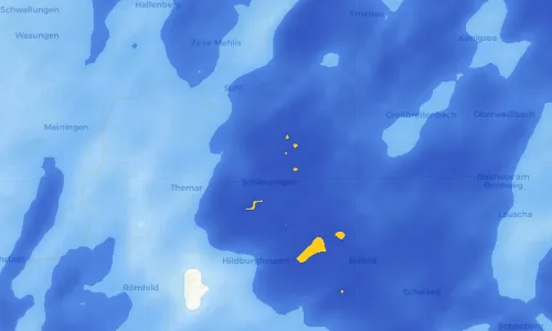 Regenradar Vorschaubild - Aktuelle Niederschläge in St. Kilian und Umgebung