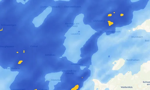 Regenradar Vorschaubild - Aktuelle Niederschläge in Steinach und Umgebung