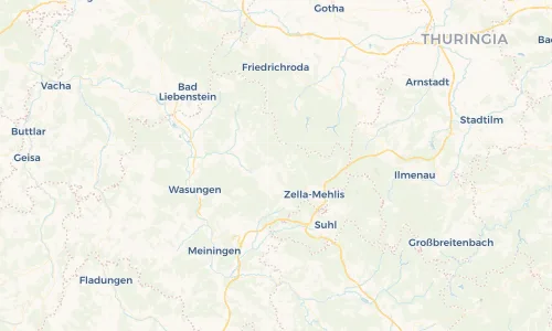Regenradar Vorschaubild - Aktuelle Niederschläge in Steinbach-Hallenberg und Umgebung