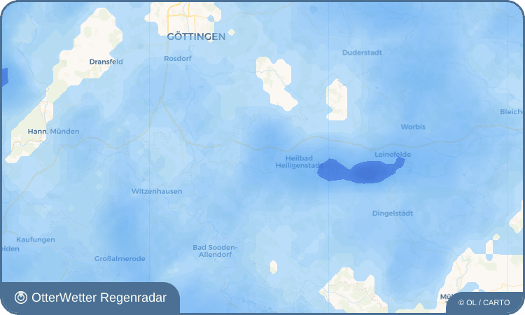 Widget-Vorschau für Steinheuterode Wetter-Widget-Vorschau mit Vorhersagedaten für Steinheuterode