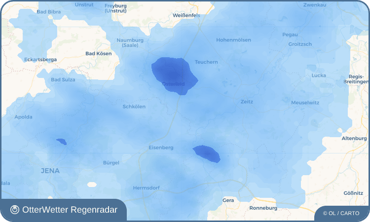 OtterWetter Regenradar-Widget Stolzenhain