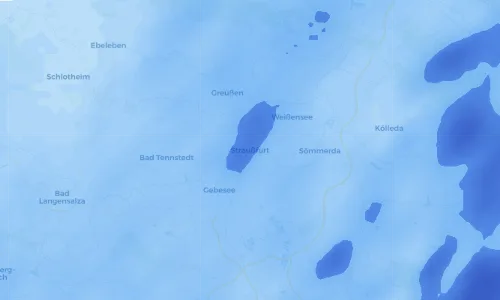 Regenradar Vorschaubild - Aktuelle Niederschläge in Straußfurt und Umgebung