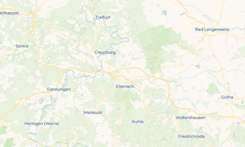 Regenradar Vorschaubild - Aktuelle Niederschläge in Stregda und Umgebung