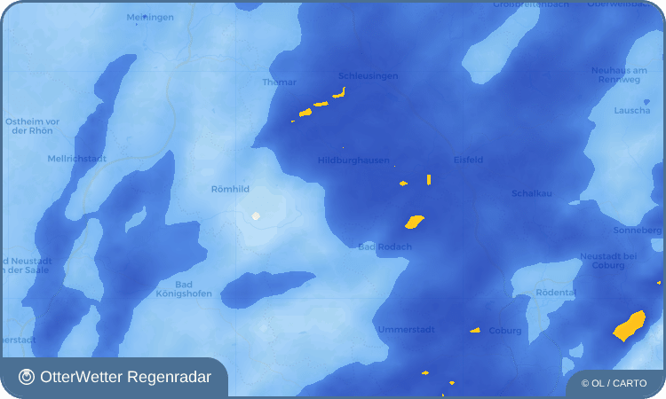 OtterWetter Regenradar-Widget Stressenhausen
