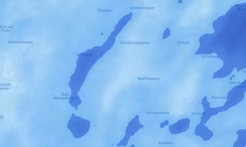 Regenradar Vorschaubild - Aktuelle Niederschläge in Streufdorf und Umgebung
