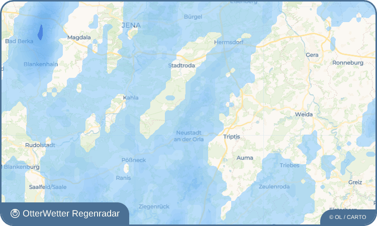 OtterWetter Regenradar-Widget Strößwitz