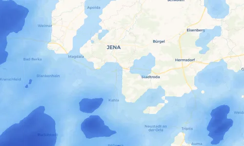 Regenradar Vorschaubild - Aktuelle Niederschläge in Sulza und Umgebung