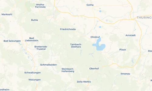 Regenradar Vorschaubild - Aktuelle Niederschläge in Tambach-Dietharz und Umgebung
