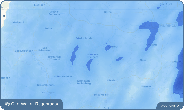 OtterWetter Regenradar-Widget Tambach-Dietharz