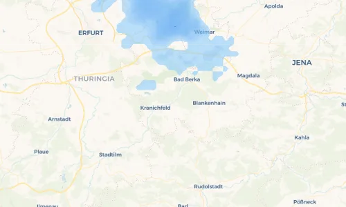 Regenradar Vorschaubild - Aktuelle Niederschläge in Tannroda und Umgebung