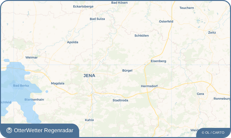 OtterWetter Regenradar-Widget Taupadel