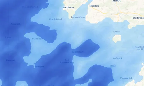 Regenradar Vorschaubild - Aktuelle Niederschläge in Teichröda und Umgebung