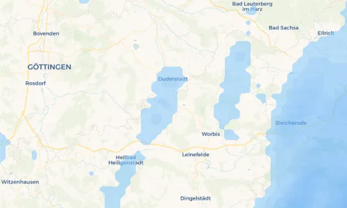 Regenradar Vorschaubild - Aktuelle Niederschläge in Teistungen und Umgebung