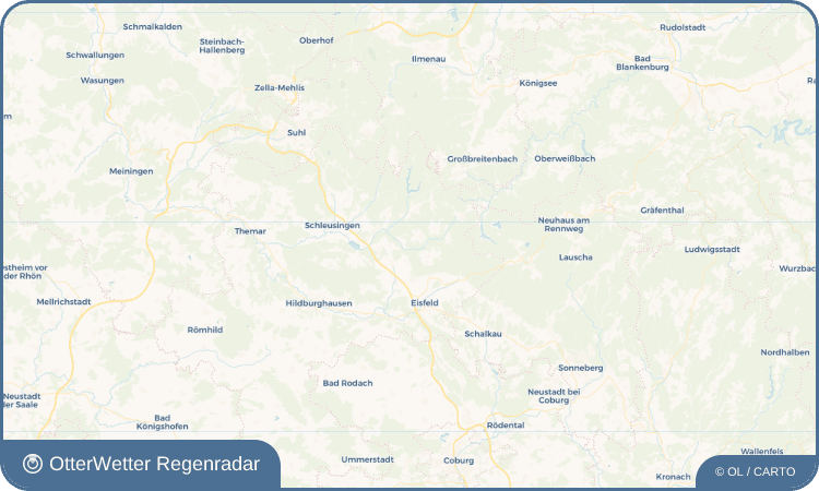 OtterWetter Regenradar-Widget Tellerhammer