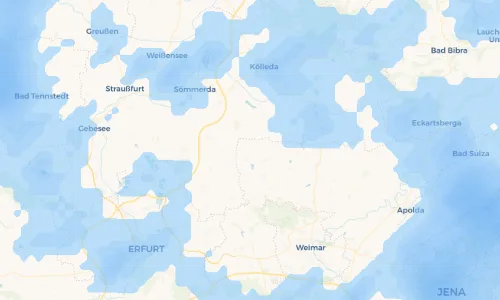 Regenradar Vorschaubild - Aktuelle Niederschläge in Thalborn und Umgebung