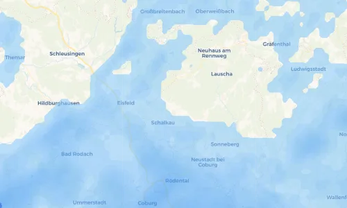 Regenradar Vorschaubild - Aktuelle Niederschläge in Theuern und Umgebung