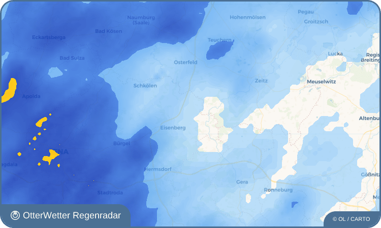 Wetter-Widget-Vorschau mit Vorhersagedaten für Thiemendorf