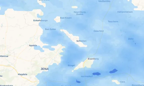 Regenradar Vorschaubild - Aktuelle Niederschläge in Thierschneck und Umgebung