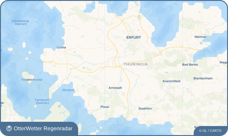 OtterWetter Regenradar-Widget Thörey