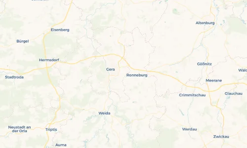 Regenradar Vorschaubild - Aktuelle Niederschläge in Thränitz und Umgebung