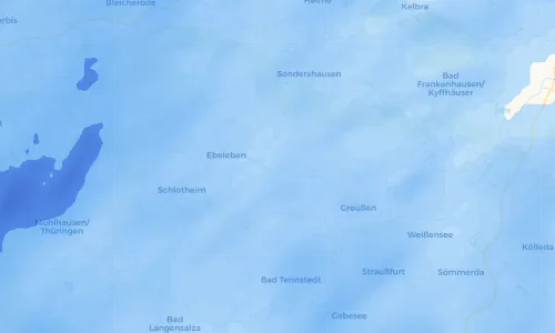 Regenradar Vorschaubild - Aktuelle Niederschläge in Thüringenhausen und Umgebung
