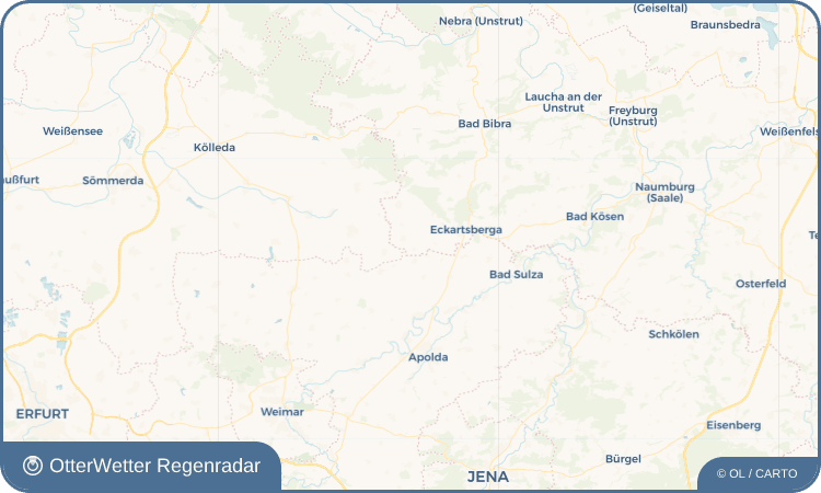 OtterWetter Regenradar-Widget Thüsdorf